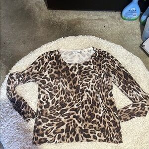 Fashion Bug Leopard Print Cardigan